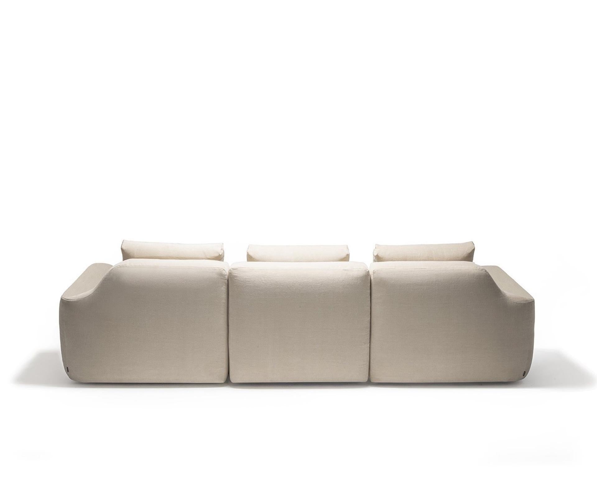 Customizable Zanotta Fedrigo Sofa by Vincent Van Duysen For Sale 3