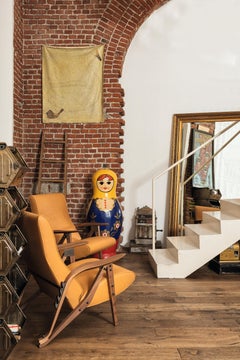 Customizable Zanotta Gilda CM Recliner Lounge Chair Homage to Carlo Mollino