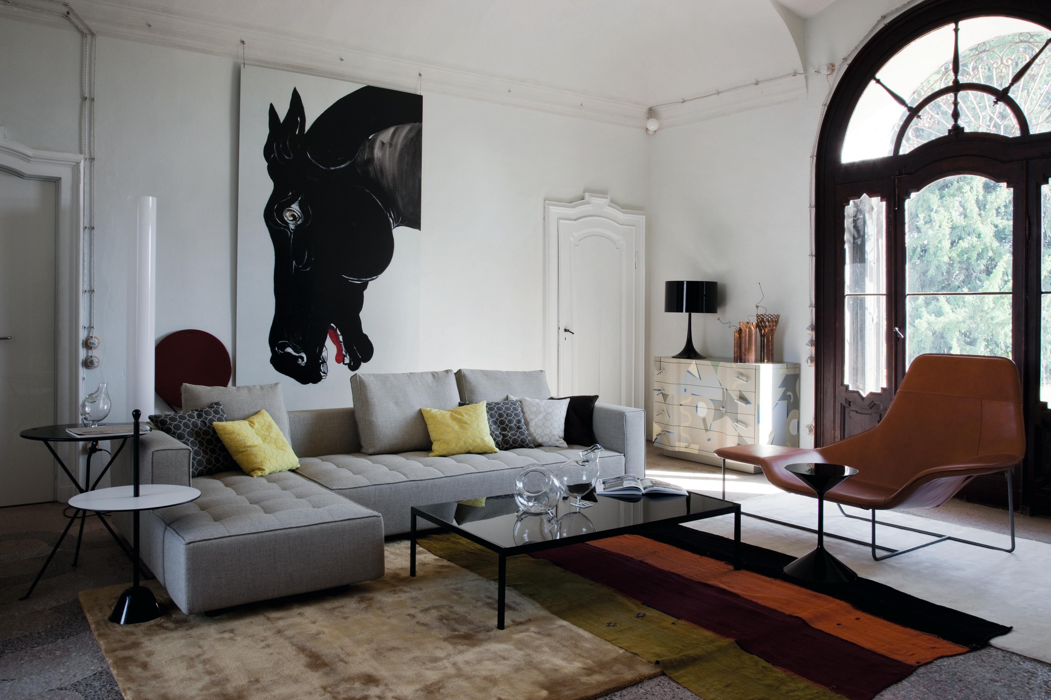 Italian Customizable Zanotta Kilt Sofa by Emaf Progetti  For Sale