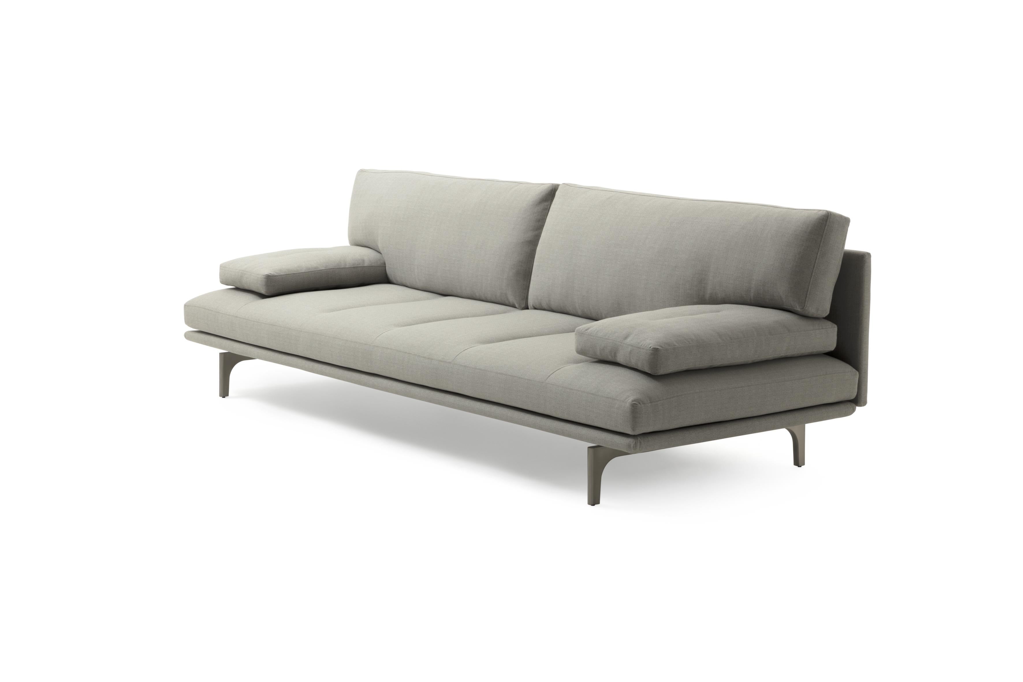 Leather Customizable Zanotta Milano+ Sofa by De Pas, D'Urbino, Lomazzi For Sale
