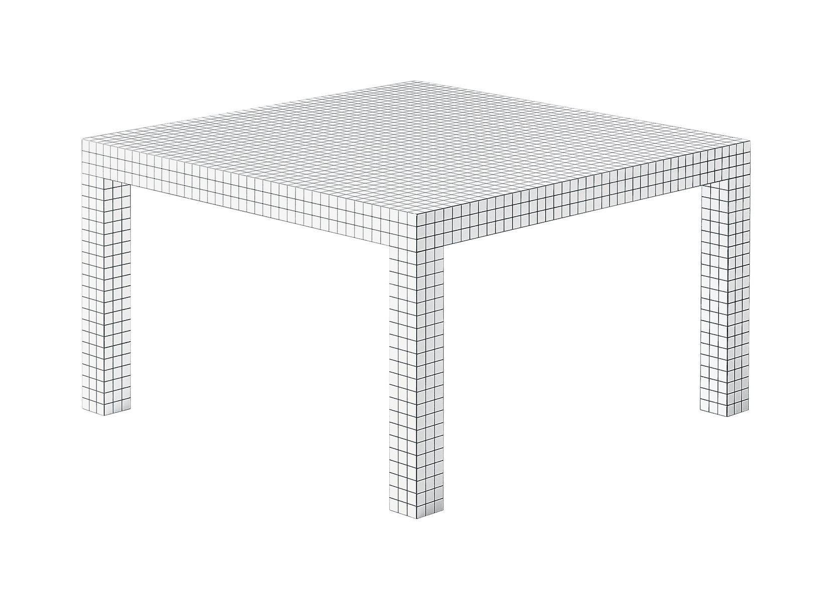 Tabla. Estructura con núcleo de nido de abeja recubierto de laminado plástico blanco, impreso digitalmente con cuadrados negros a 3 cm de distancia.
3 tamaños diferentes disponibles 

De lo que estamos hablando aquí es de los niños terribles de