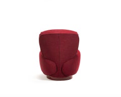 Customizable Zanotta Yori-Kiri Swivel Lounge & Ottoman byFrancesca Lanzavecchia
