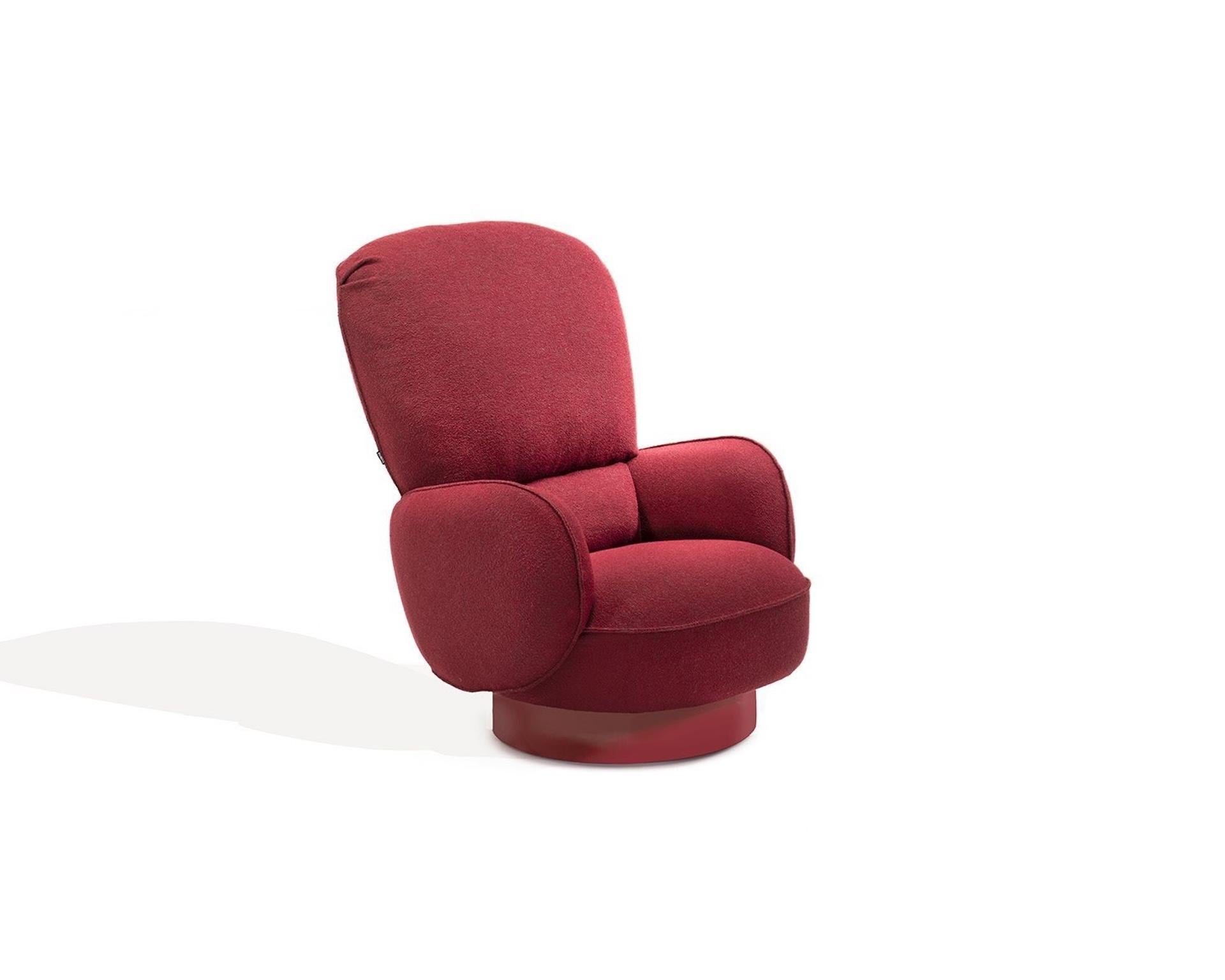 XXIe siècle et contemporain Fauteuil pivotant et pouf personnalisable Zanotta Yori- Kiri parFrancesca Lanzavecchia en vente
