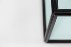 Customize Cubist Glass and Brass Occasional Square Table, by P. Tendercool