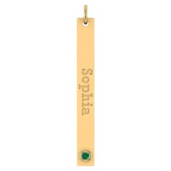 Personnalisez votre plaque d'identification en or jaune, rose ou blanc avec diamants