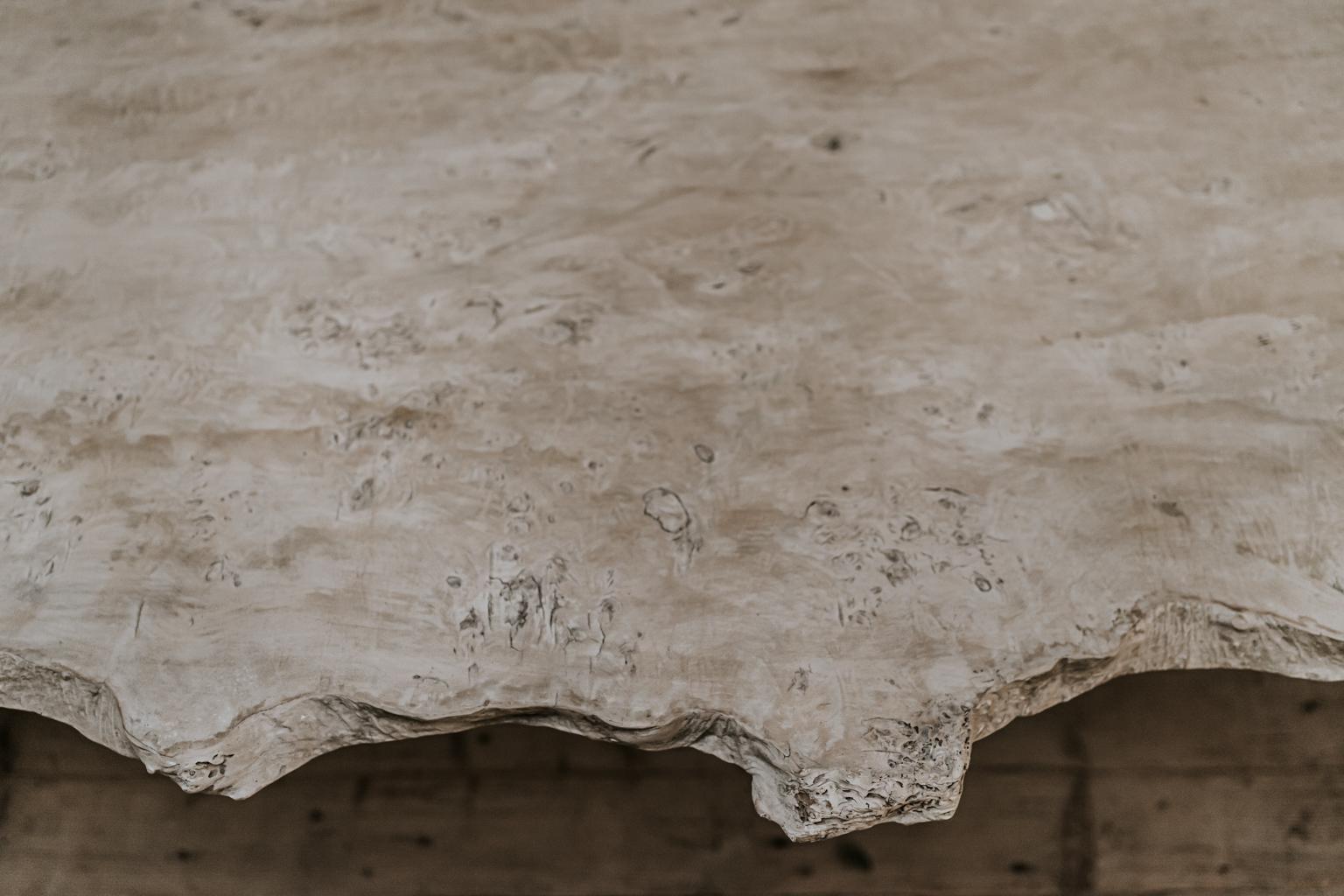 Belge Table personnalisée:: bois de peuplier espagnol sur base de fer en vente