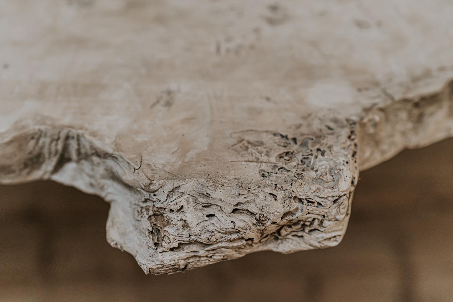 Table personnalisée:: bois de peuplier espagnol sur base de fer en vente 2