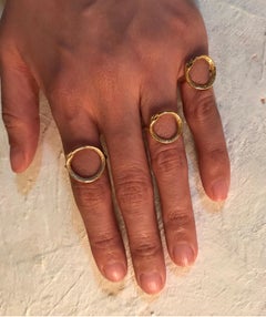 Maßgefertigter 18k Ouroboros-Ring