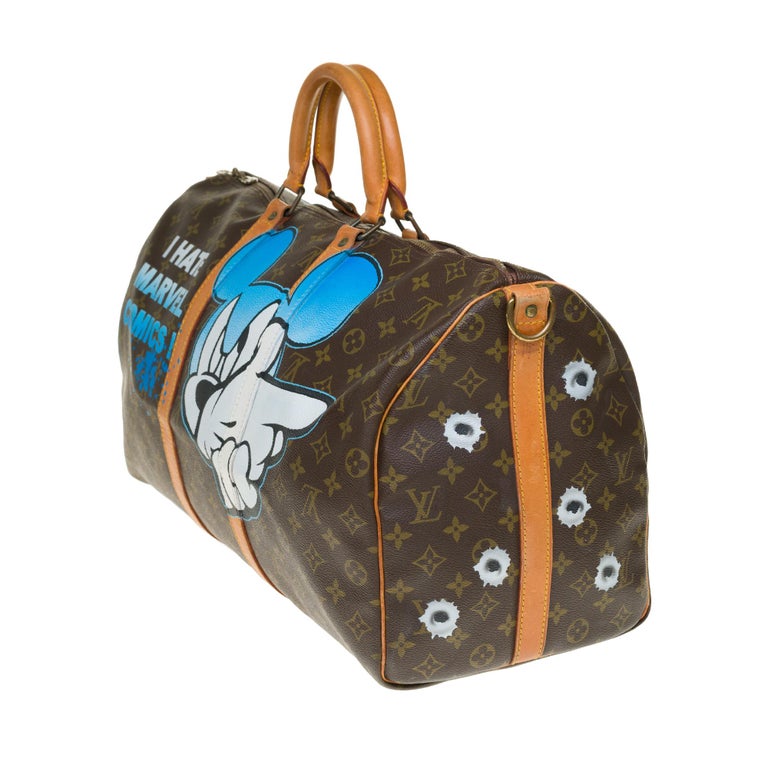 Sac souple cloth travel bag Louis Vuitton Brown in Cloth - 36546504