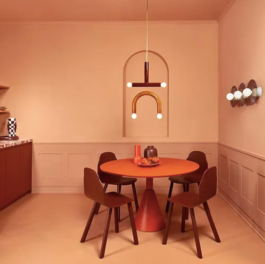 Polacco Lampade a sospensione in ceramica personalizzate 'TRN C2' + 'TRN C3' di Pani Jurek in vendita