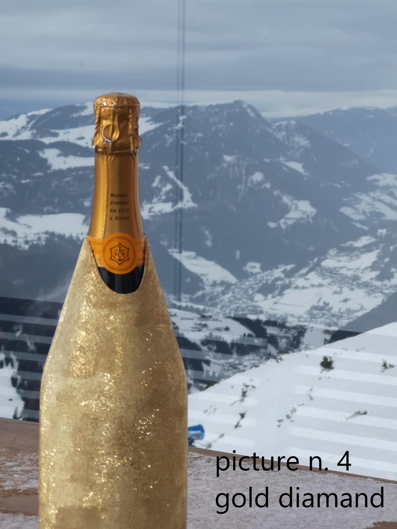 K-OVER Champagner, 21. Jahrhundert, Sonne individuell gestaltet,  Massives reines Silber, Italien im Angebot 7