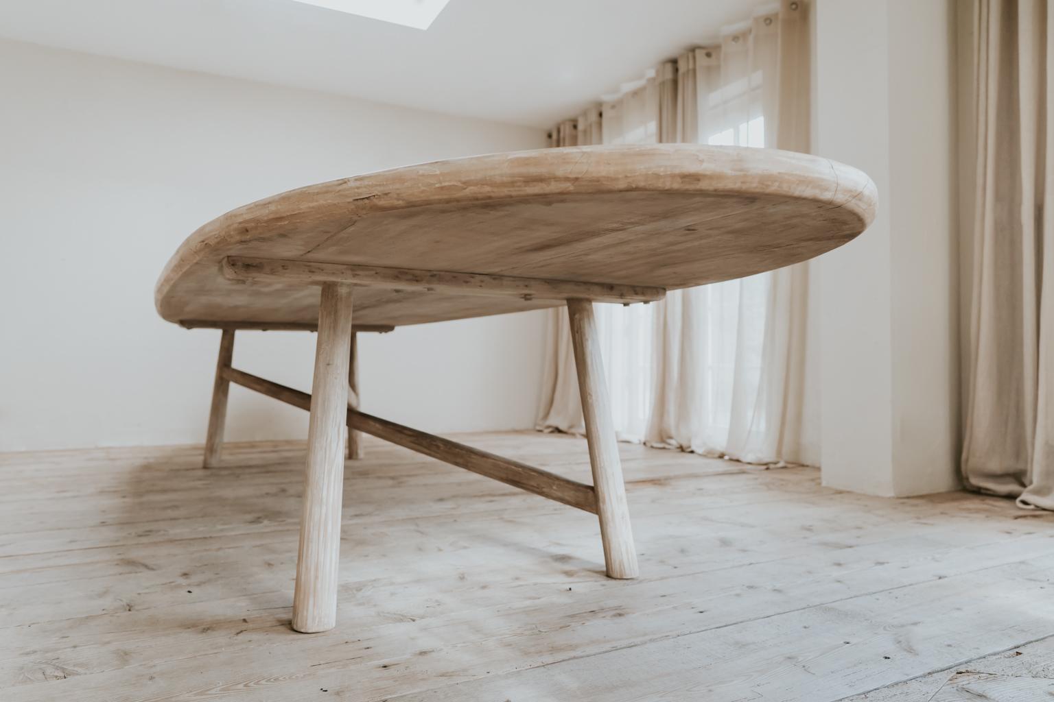 Belgian Customized /Creation of Extra Large Poplarwood Table 