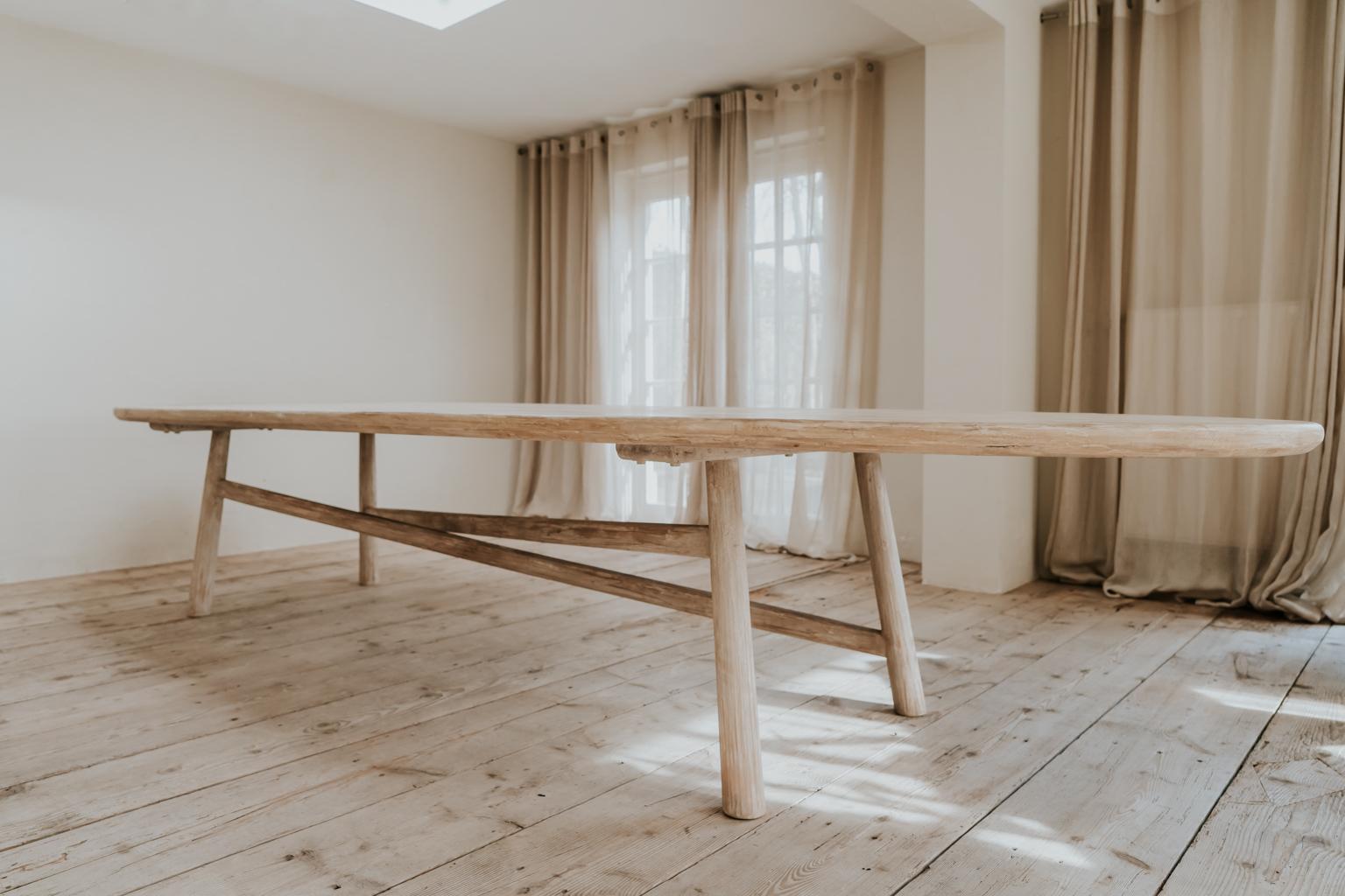Customized /Creation of Extra Large Poplarwood Table  1