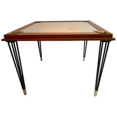 Table de jeu personnalisée par Roberto et Mito Block, México, 1953