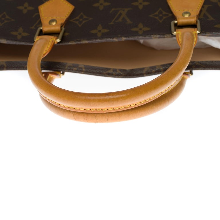 Customized Louis Vuitton Plat Fuck Off in brown canvas and natural  leather at 1stDibs