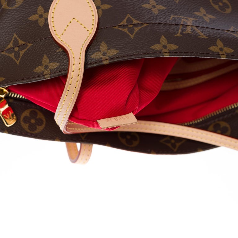 Handmade Mickey Mouse on Louis Vuitton Sac Plat bag