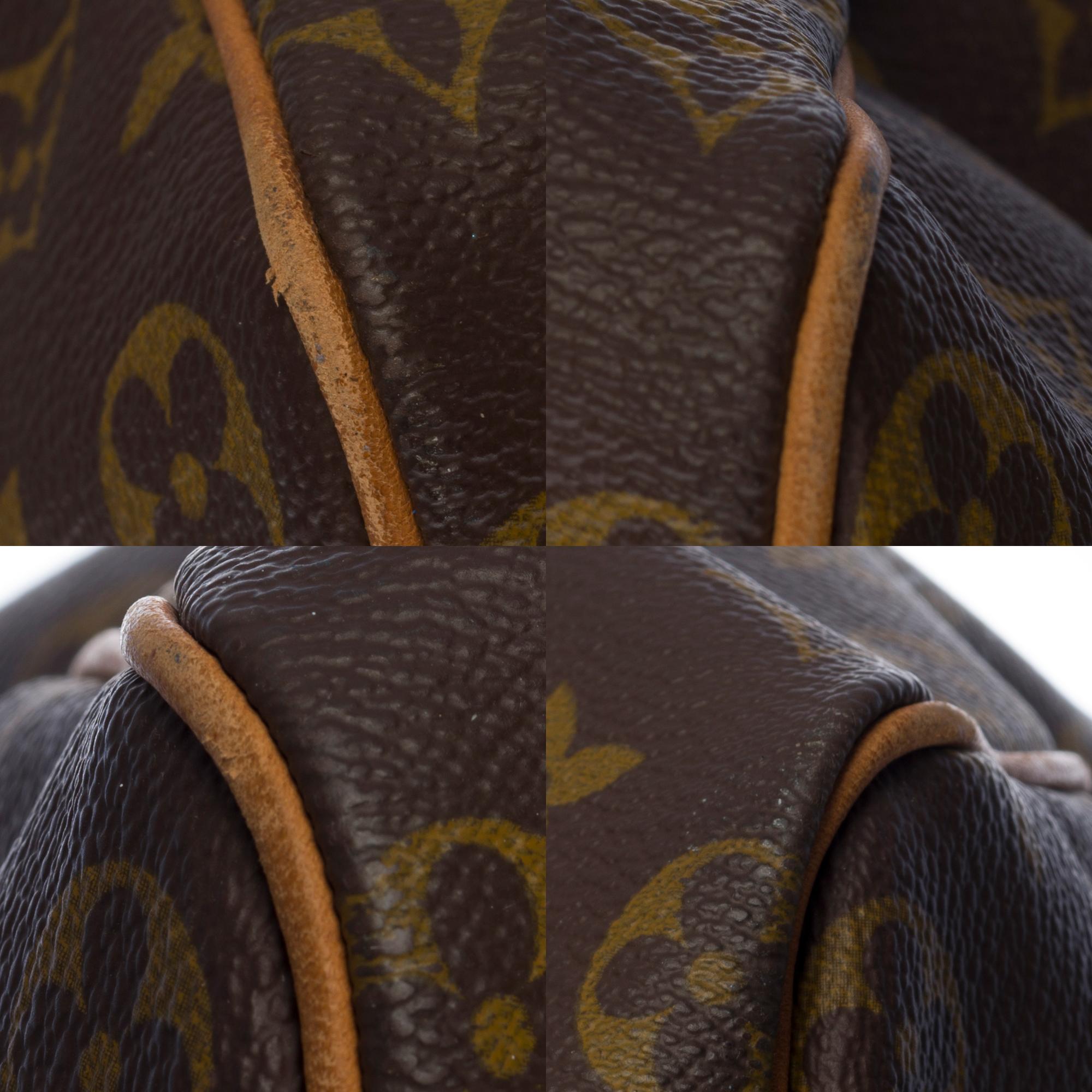 Customized Louis Vuitton Speedy 40 handbag in Monogram canvas 