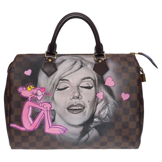 Amazing creation Marilyn Monroe#46 on Kelly 35 cm handbag in