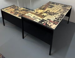 Customized Mid-Century Modern Desk by Jens Risom