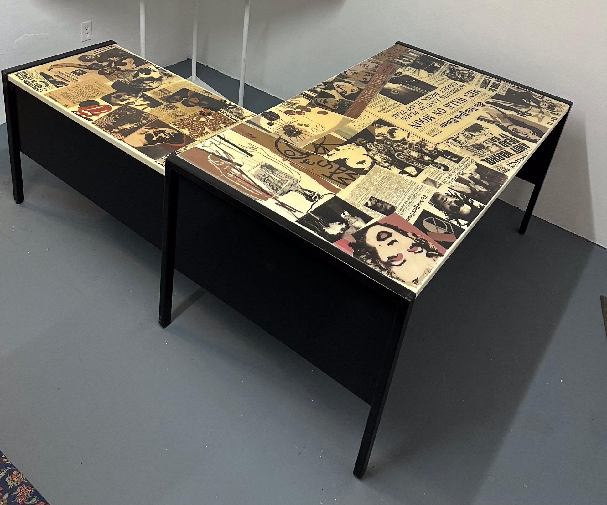 Danish Customized Mid-Century Modern Desk by Jens Risom For Sale