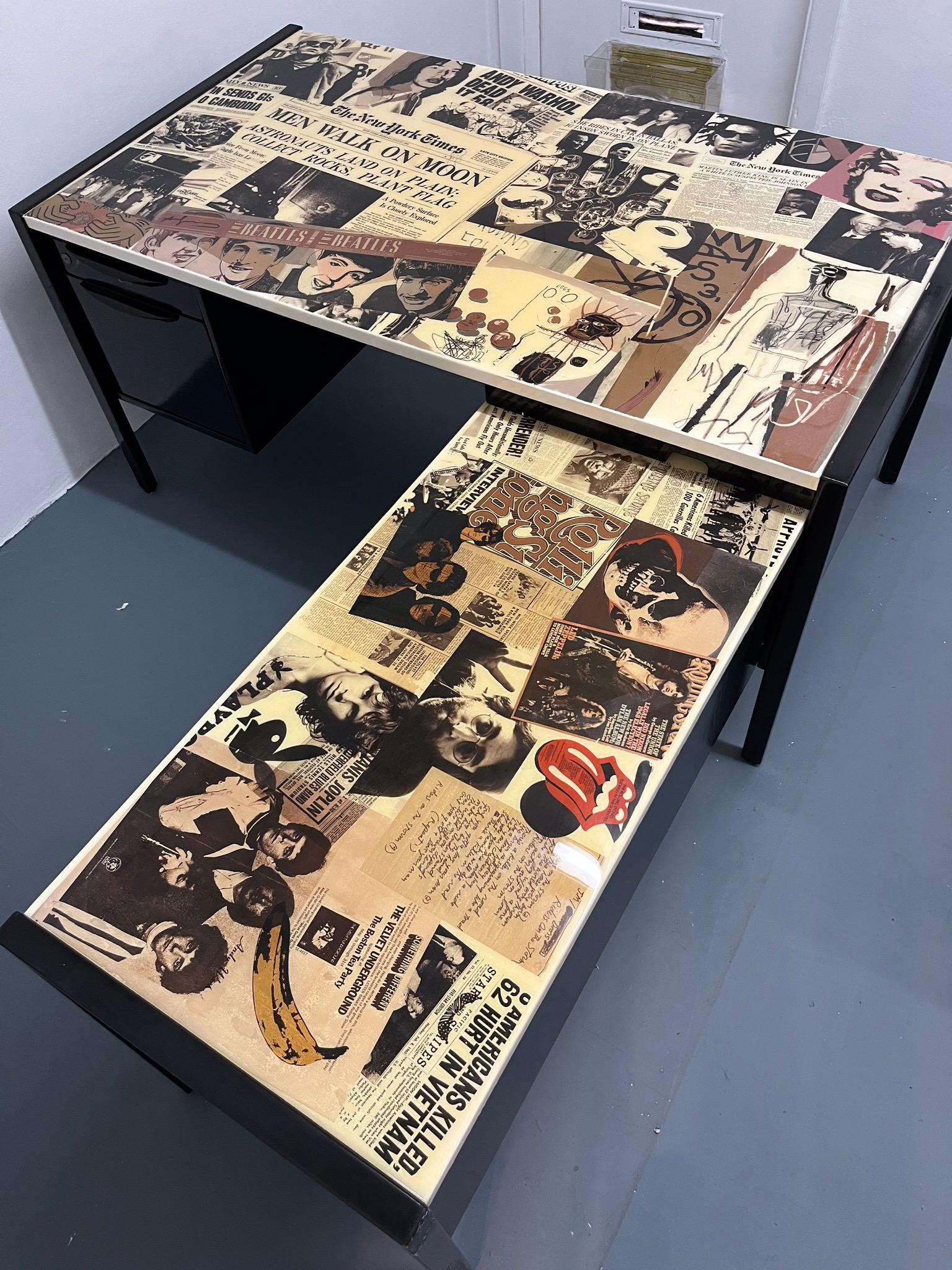 Individueller Schreibtisch aus der Jahrhundertmitte von Jens Risom  im Zustand „Gut“ im Angebot in Miami, FL