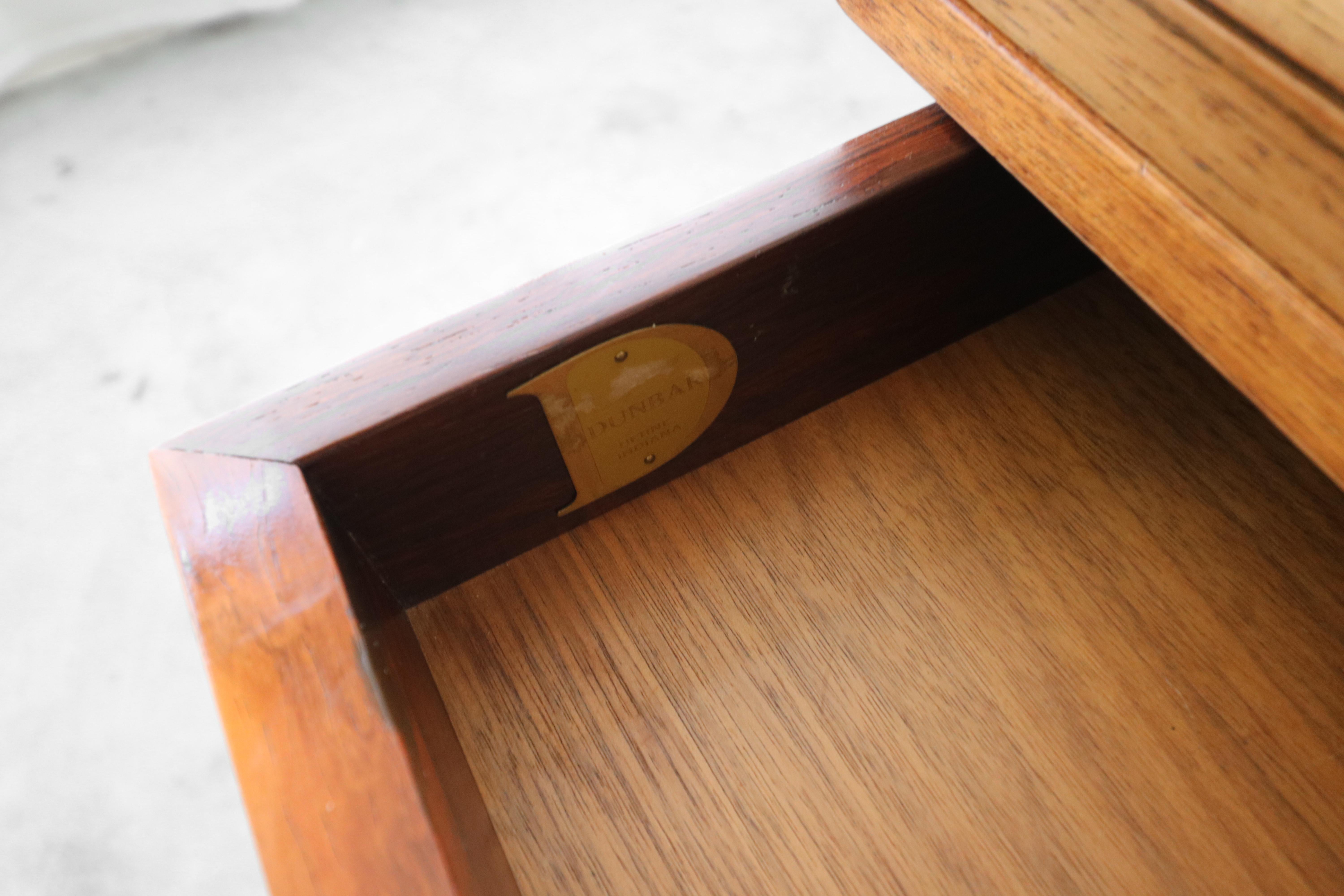 Customized Midcentury Rosewood and Walnut Desk by Edward Wormley for Dunbar 5