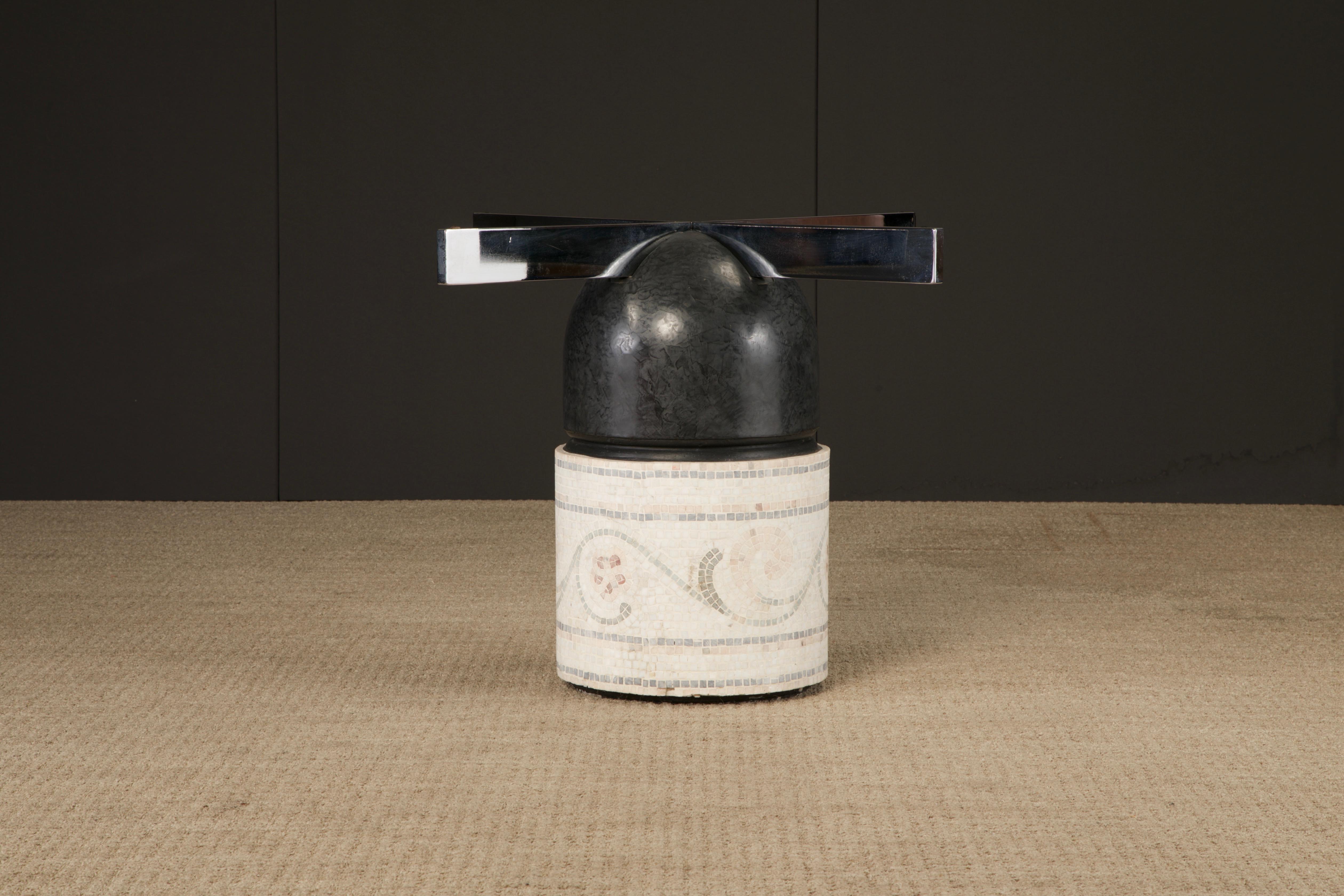 Customized 'Paracarro' Dining Table Base by Giovanni Offredi for Saporiti 1970s For Sale 4