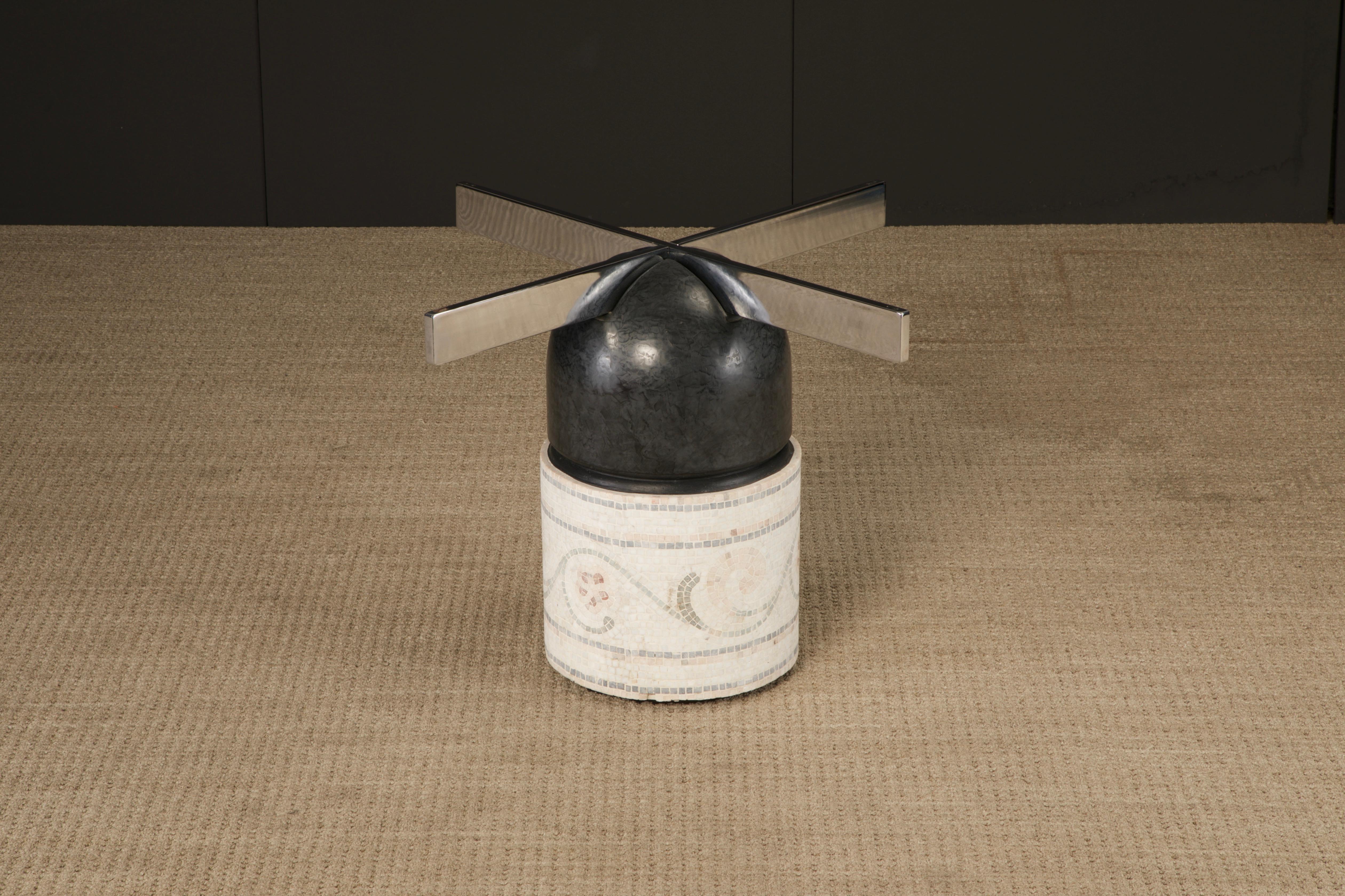 Customized 'Paracarro' Dining Table Base by Giovanni Offredi for Saporiti 1970s For Sale 6