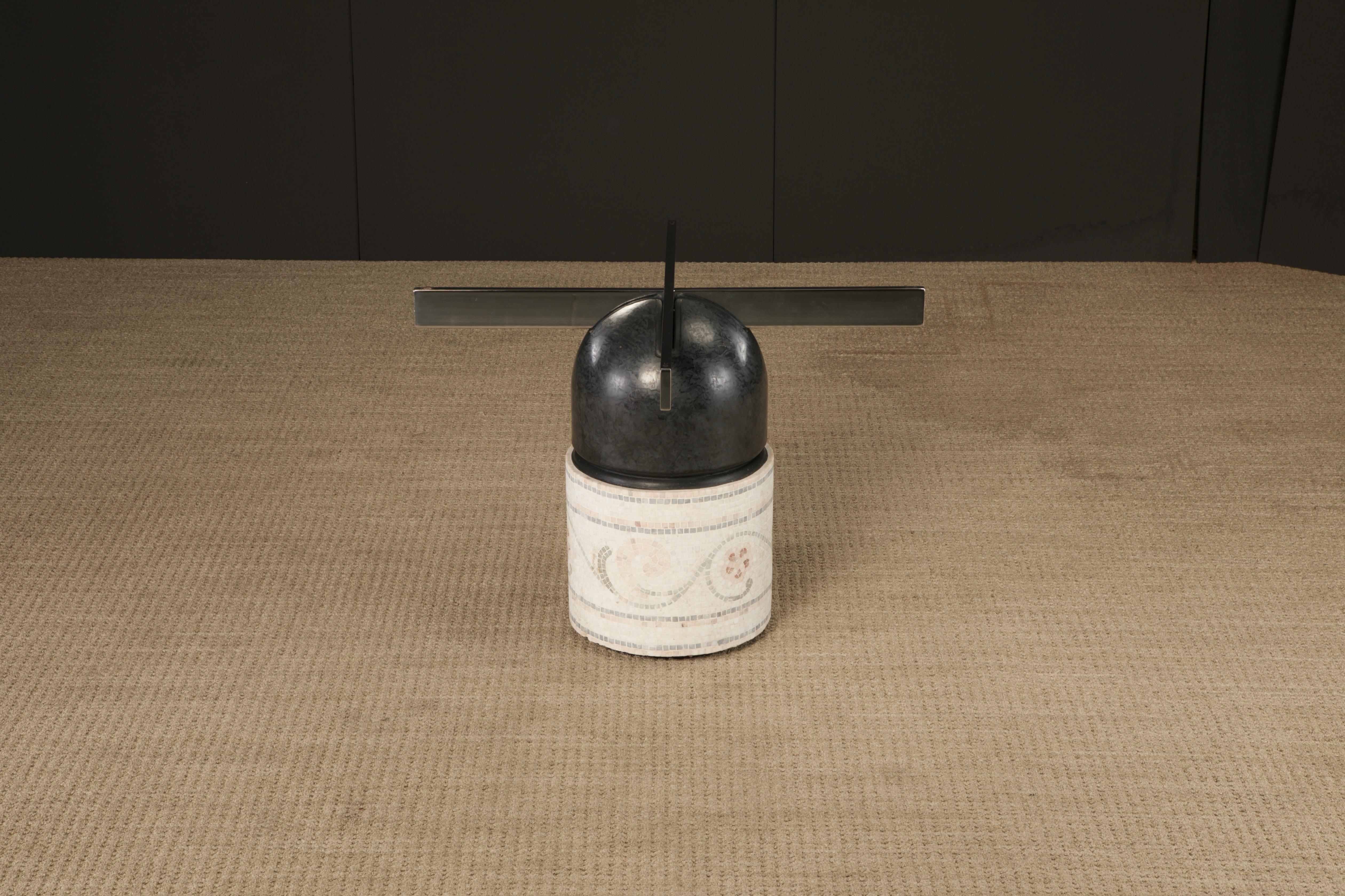 Customized 'Paracarro' Dining Table Base by Giovanni Offredi for Saporiti 1970s For Sale 13