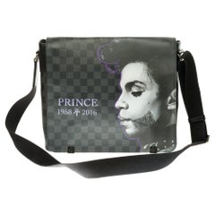 Customized "Prince" Louis Vuitton District Messenger shoulder bag