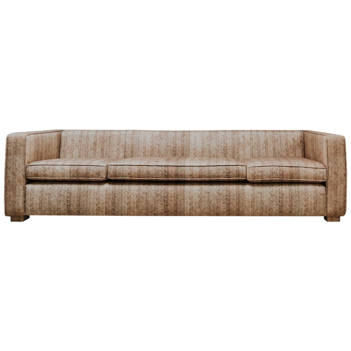 Individuelles Sofa/Canapé Rattan Print Stoff