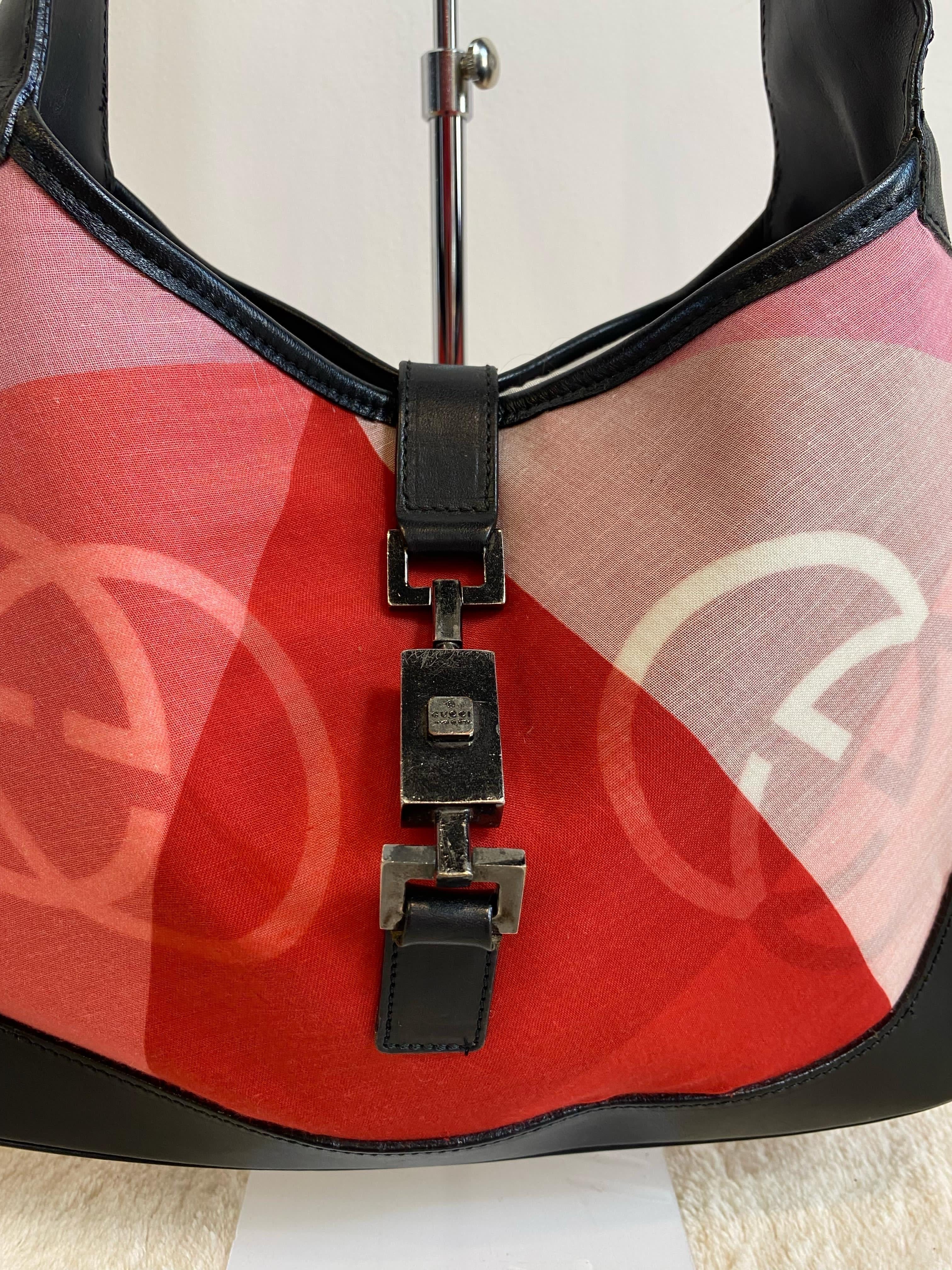 Sac Gucci Jackie vintage personnalisé. en vente 6