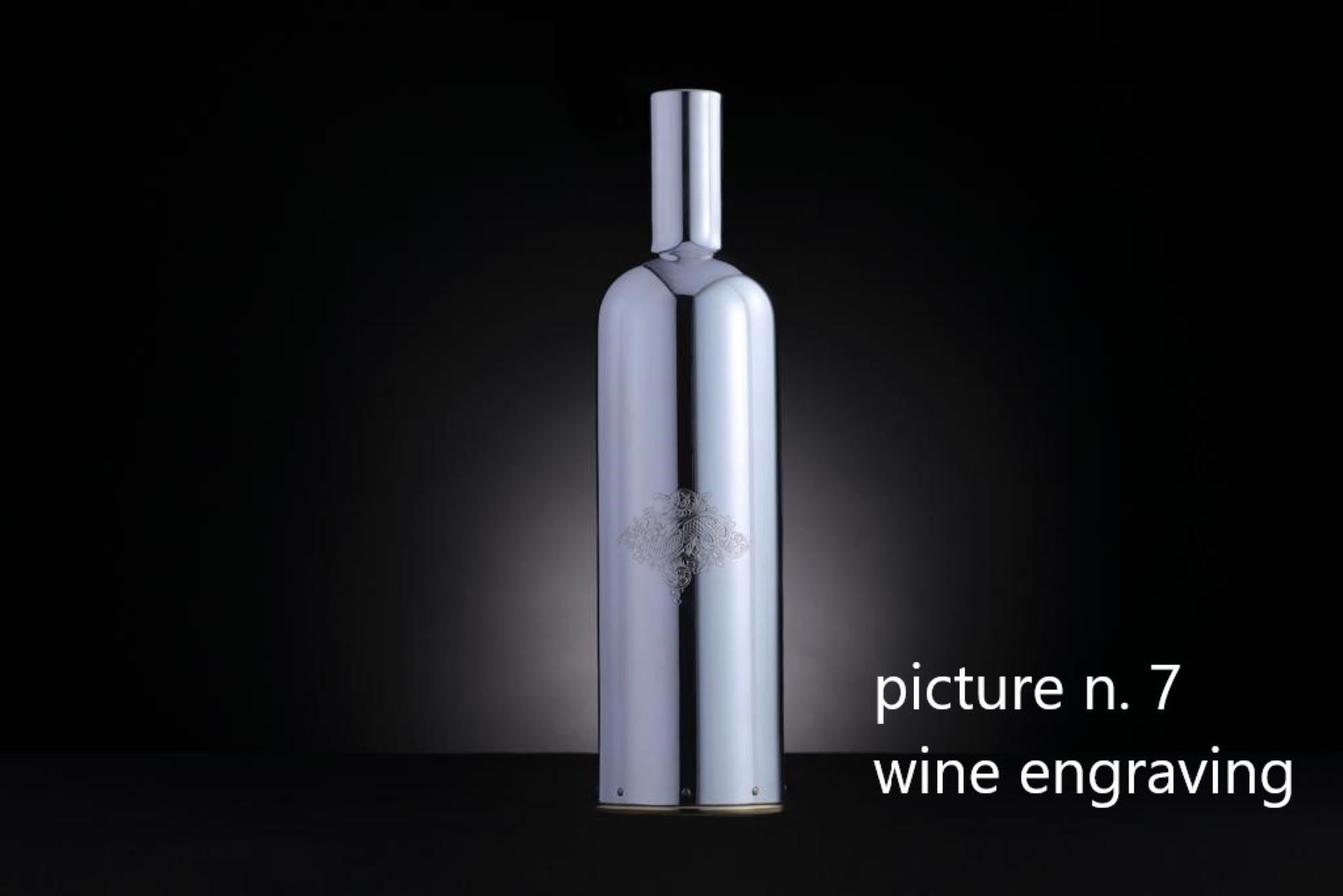 Wein K-OVER des 21. Jahrhunderts, massives reines Silber, Japaner Erinnerungen, Italien im Angebot 12