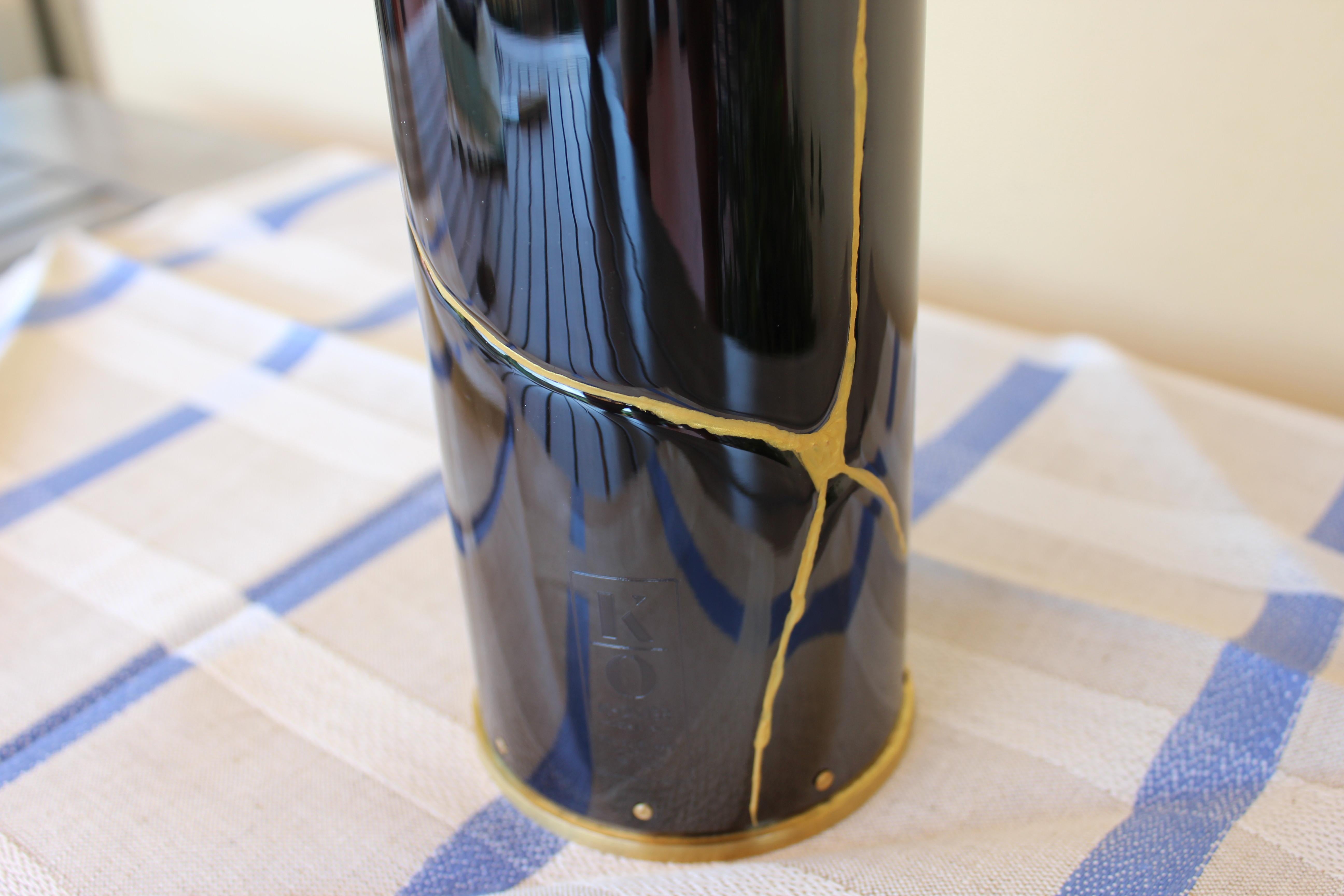 Wine Bottle Cover, Japanes Memories, Luxury Special Gift, Silver, Made in Italy In Excellent Condition For Sale In Firenze, IT