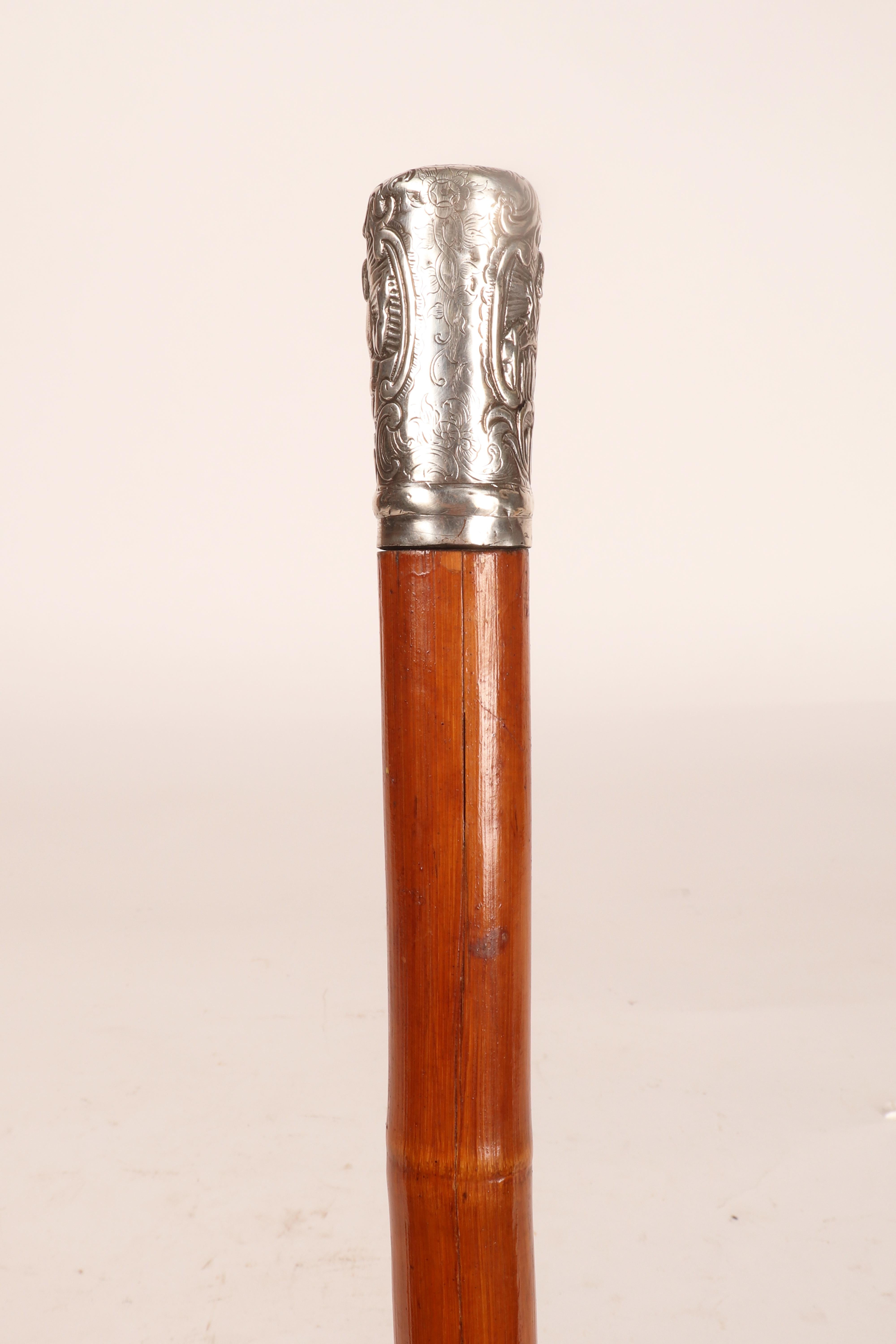 19th Century Customs officer's walking stick for goods inspection, Germany, 1870. For Sale