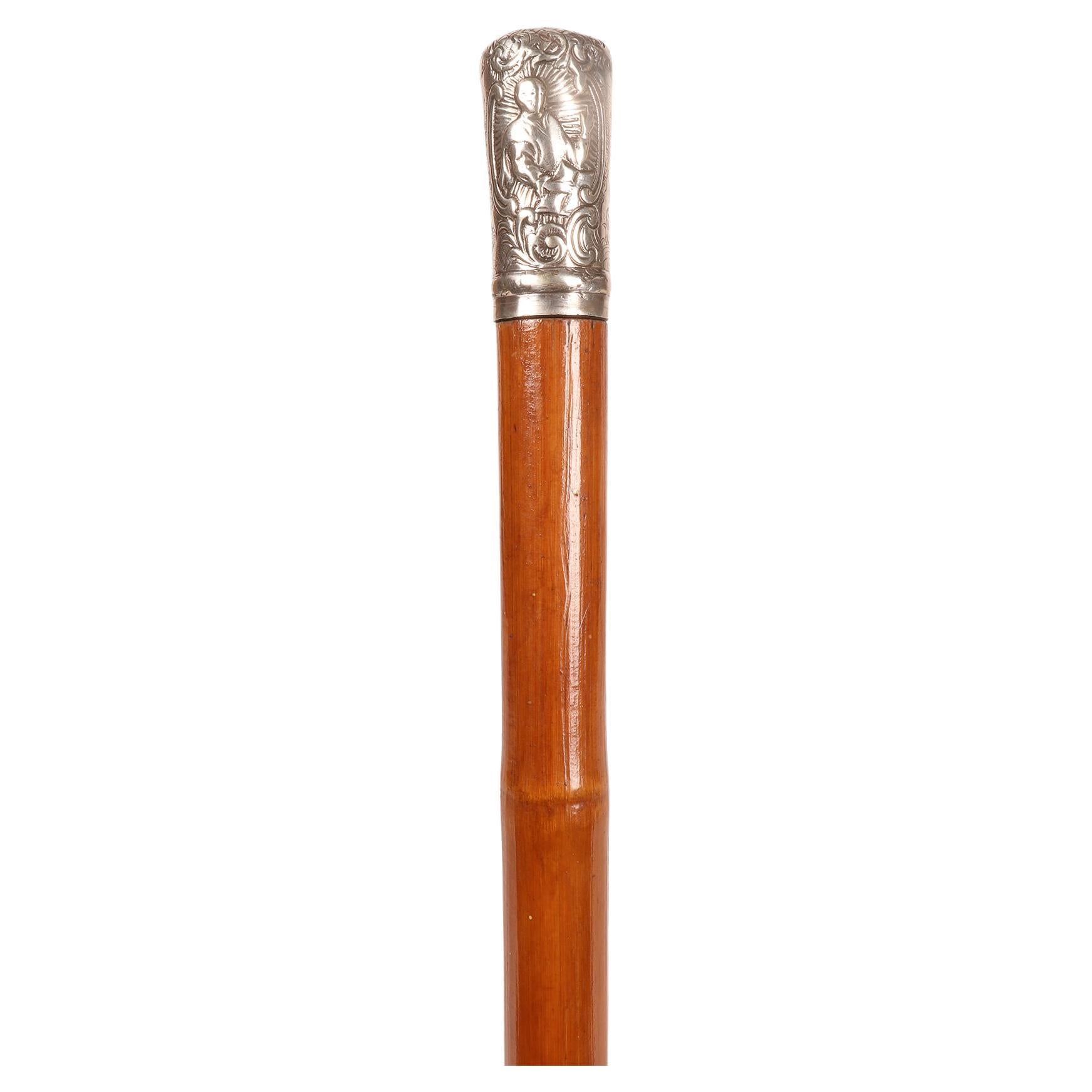 Customs officer's walking stick for goods inspection, Germany, 1870. For Sale