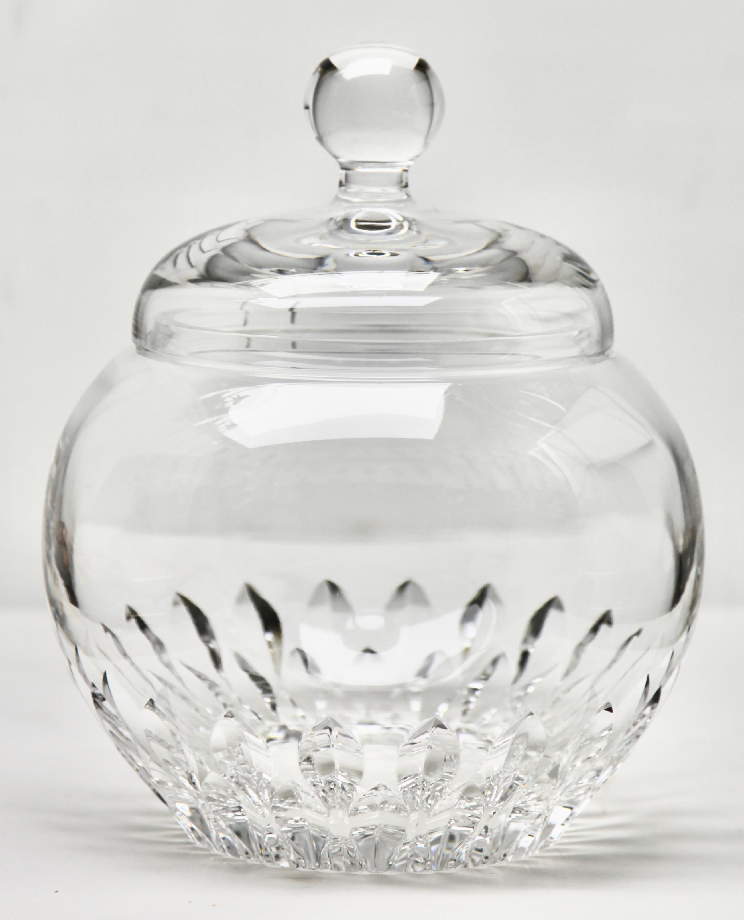 Cut Clear Crystal Large Punch Bowl Belgium In Good Condition For Sale In Verviers, BE