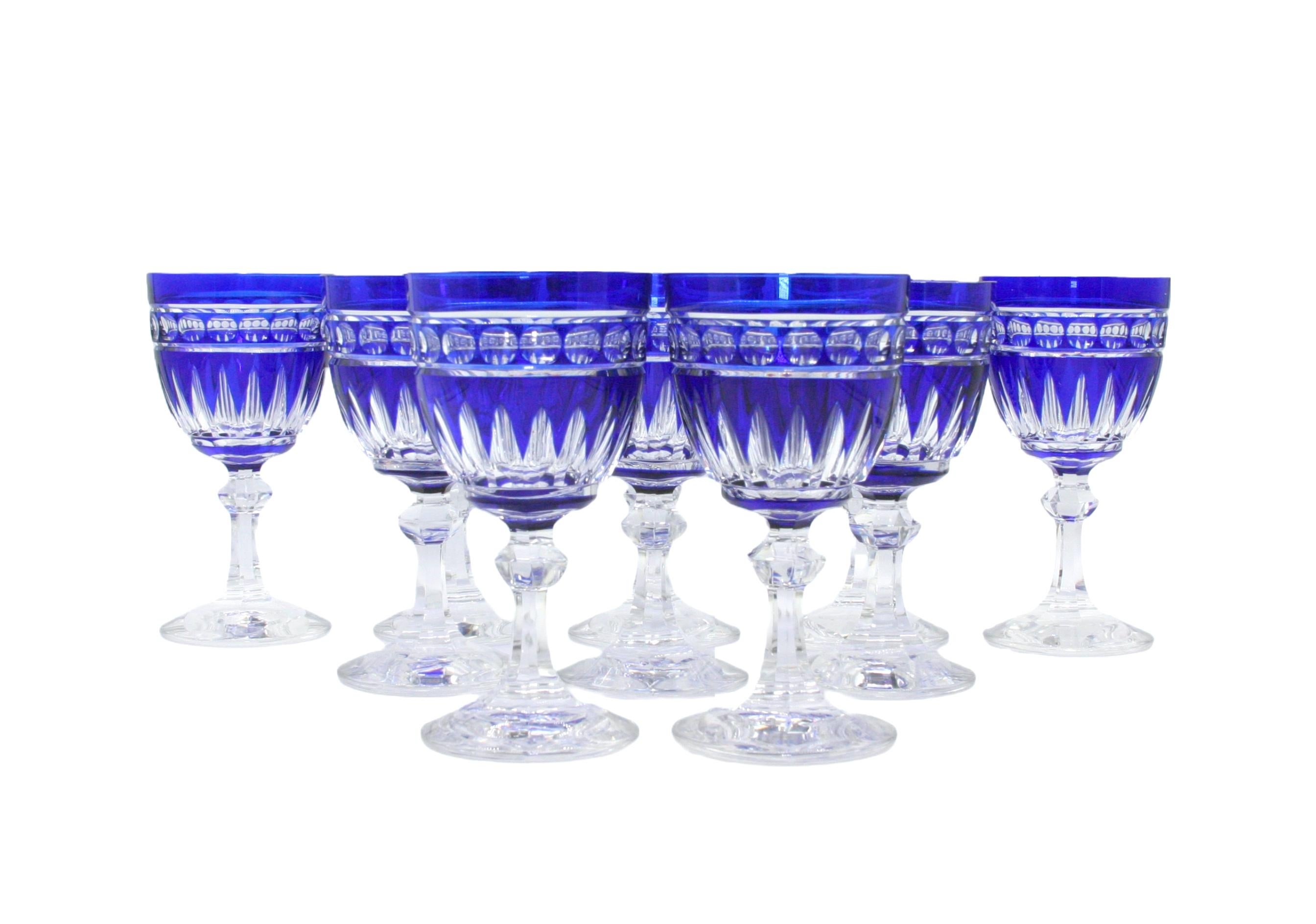 Cut Crystal Barware / Tableware Service / 12 People For Sale 9