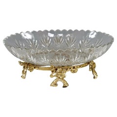Centre de table en cristal taillé attr. à Baccarat, France, vers 1880
