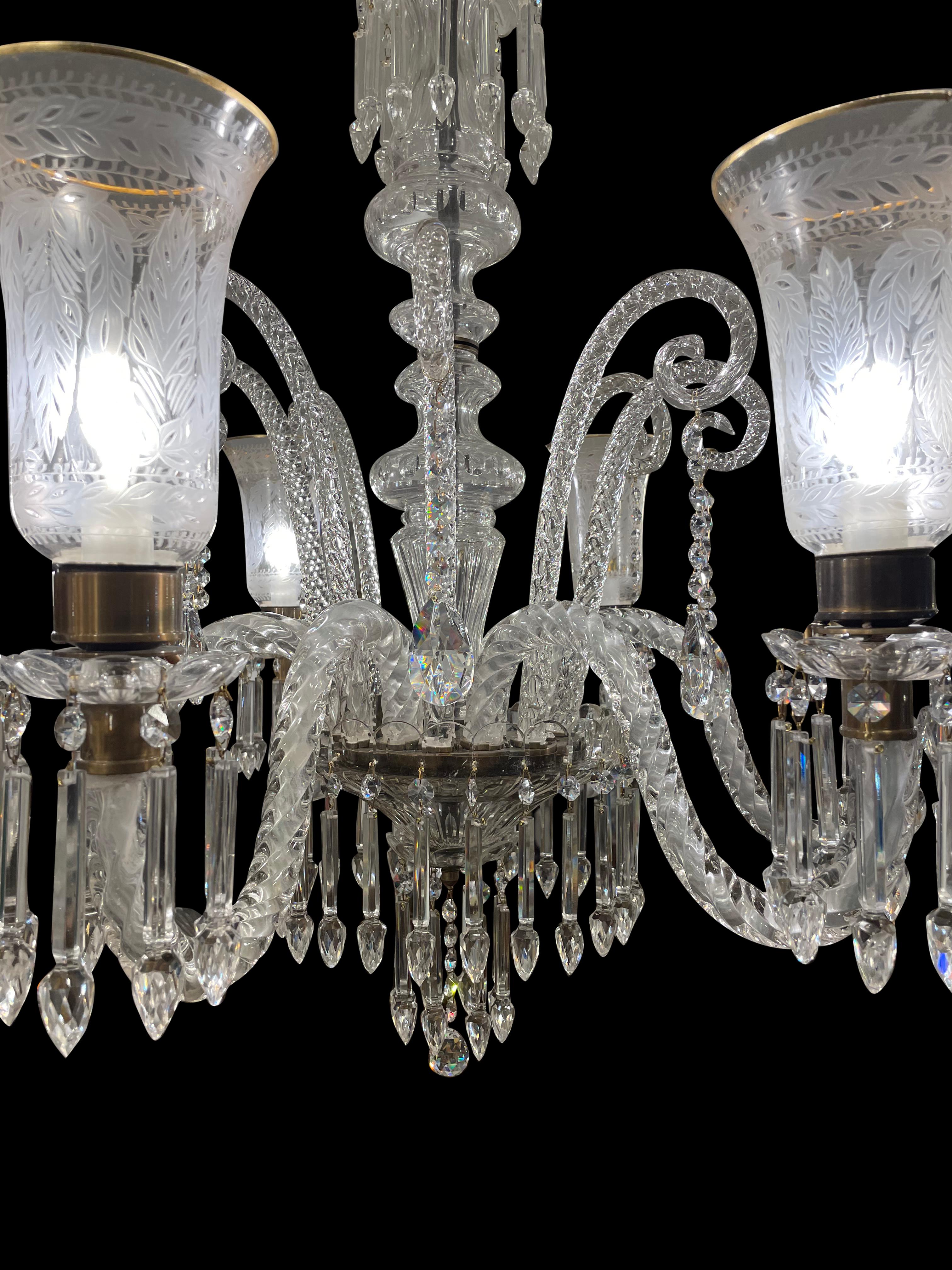 hurricane chandelier glass shades