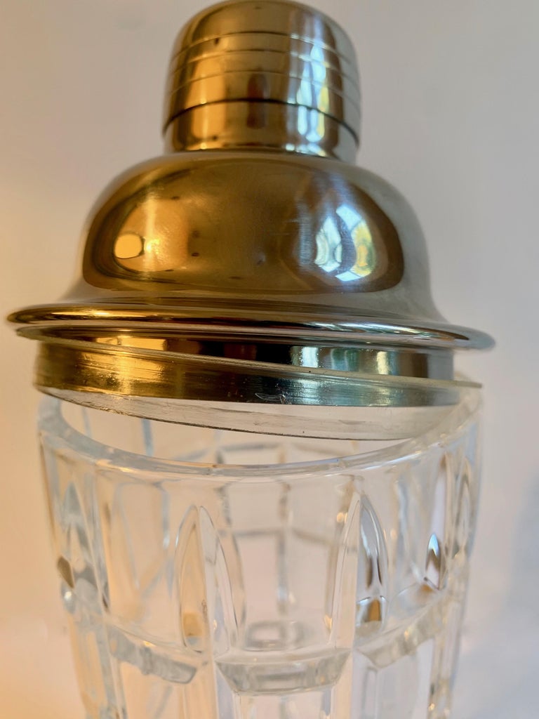 Cut Crystal Cocktail Shaker at 1stDibs