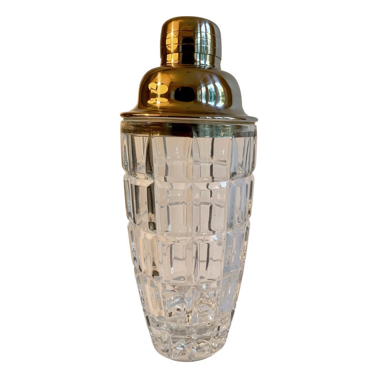 Cut Crystal Cocktail Shaker at 1stDibs