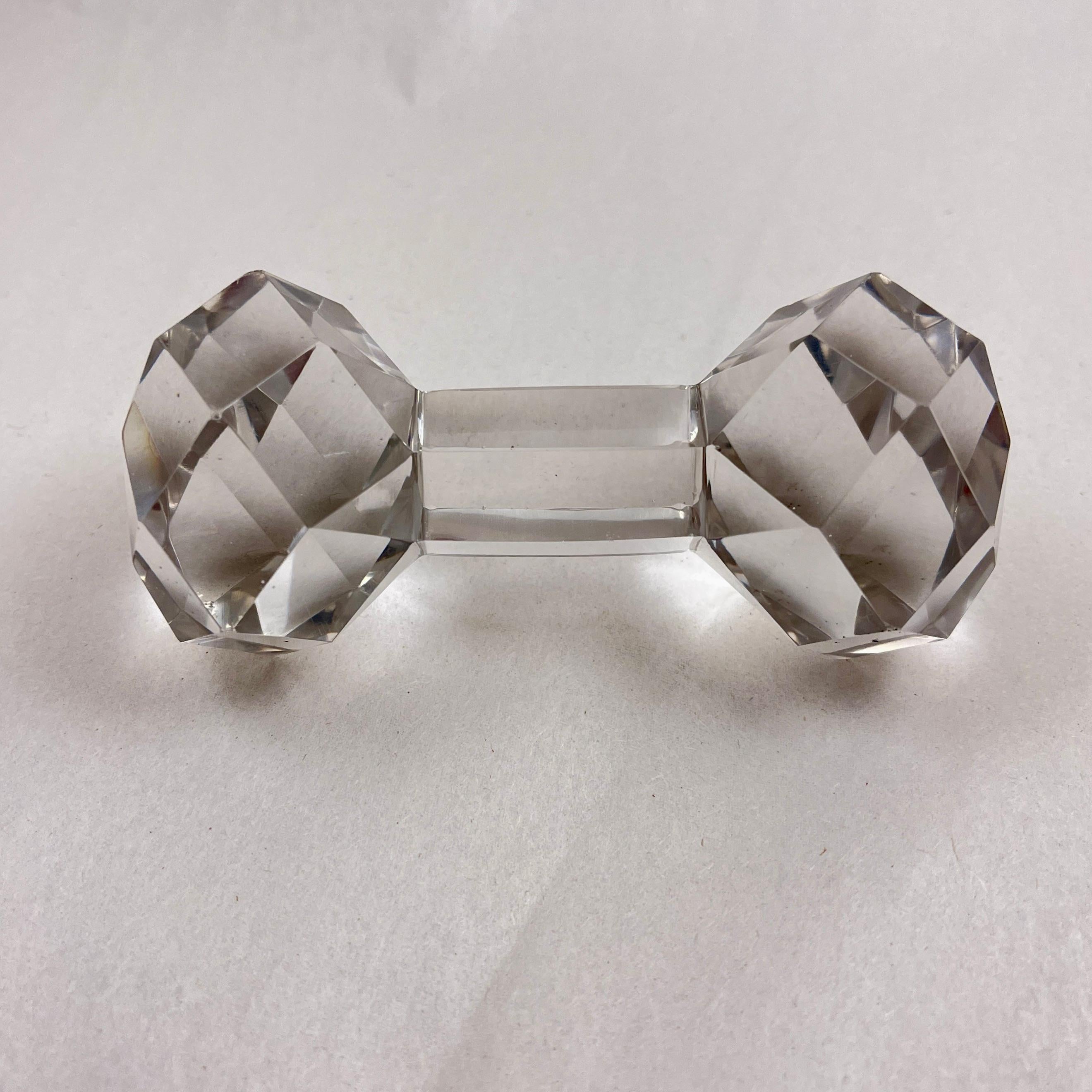 Porte-couteau à sculpter en cristal taillé Bon état - En vente à Philadelphia, PA