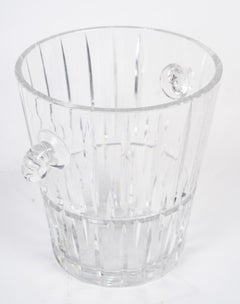 Cut Crystal Ice Bucket, 20th Century.
