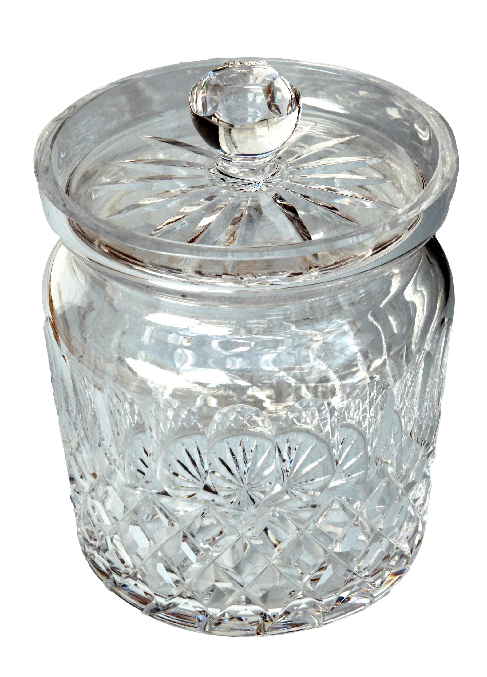 Tarro con tapa de cristal tallado en Bueno estado para la venta en Malibu, CA