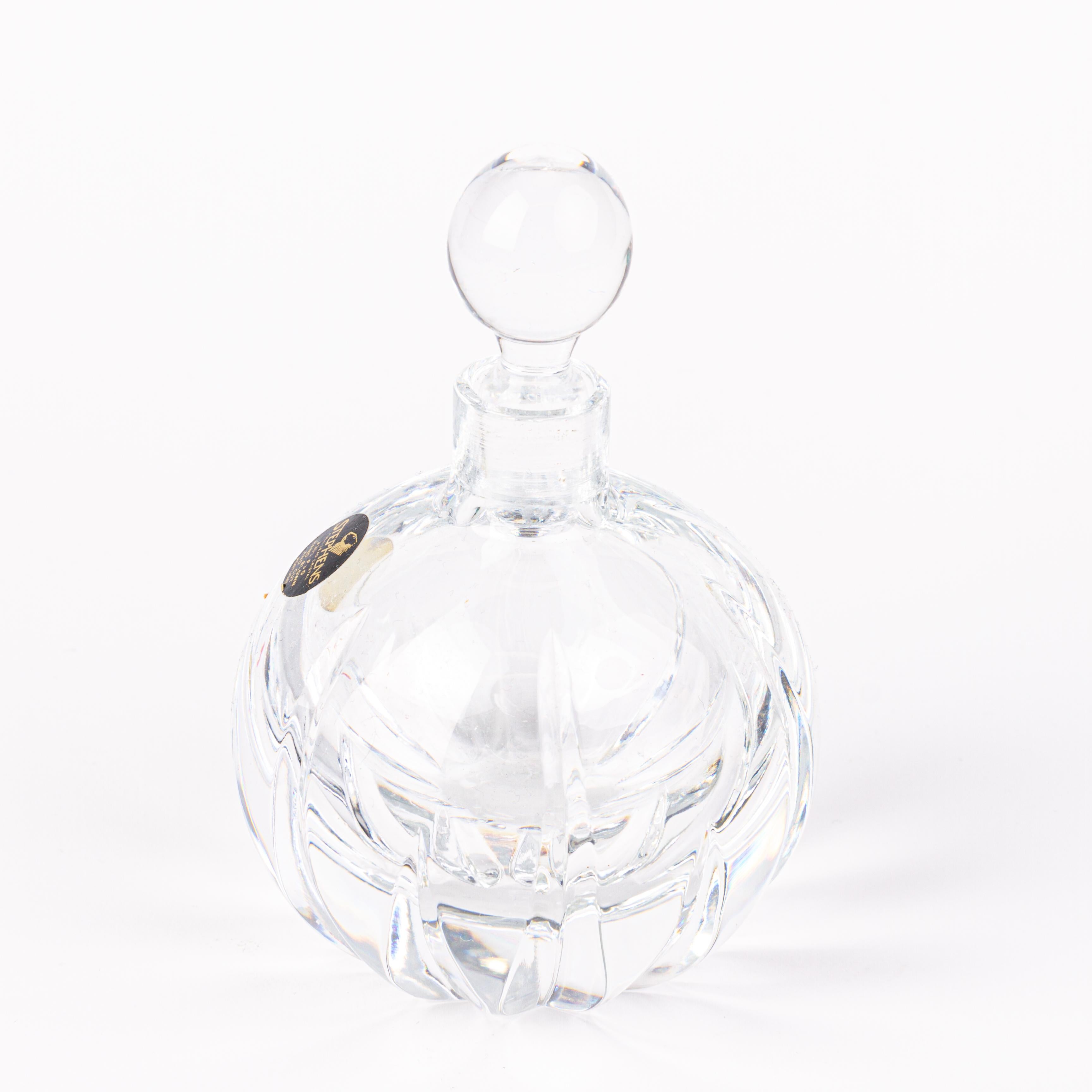 20th Century Cut Crystal Perfume Bottle  For Sale