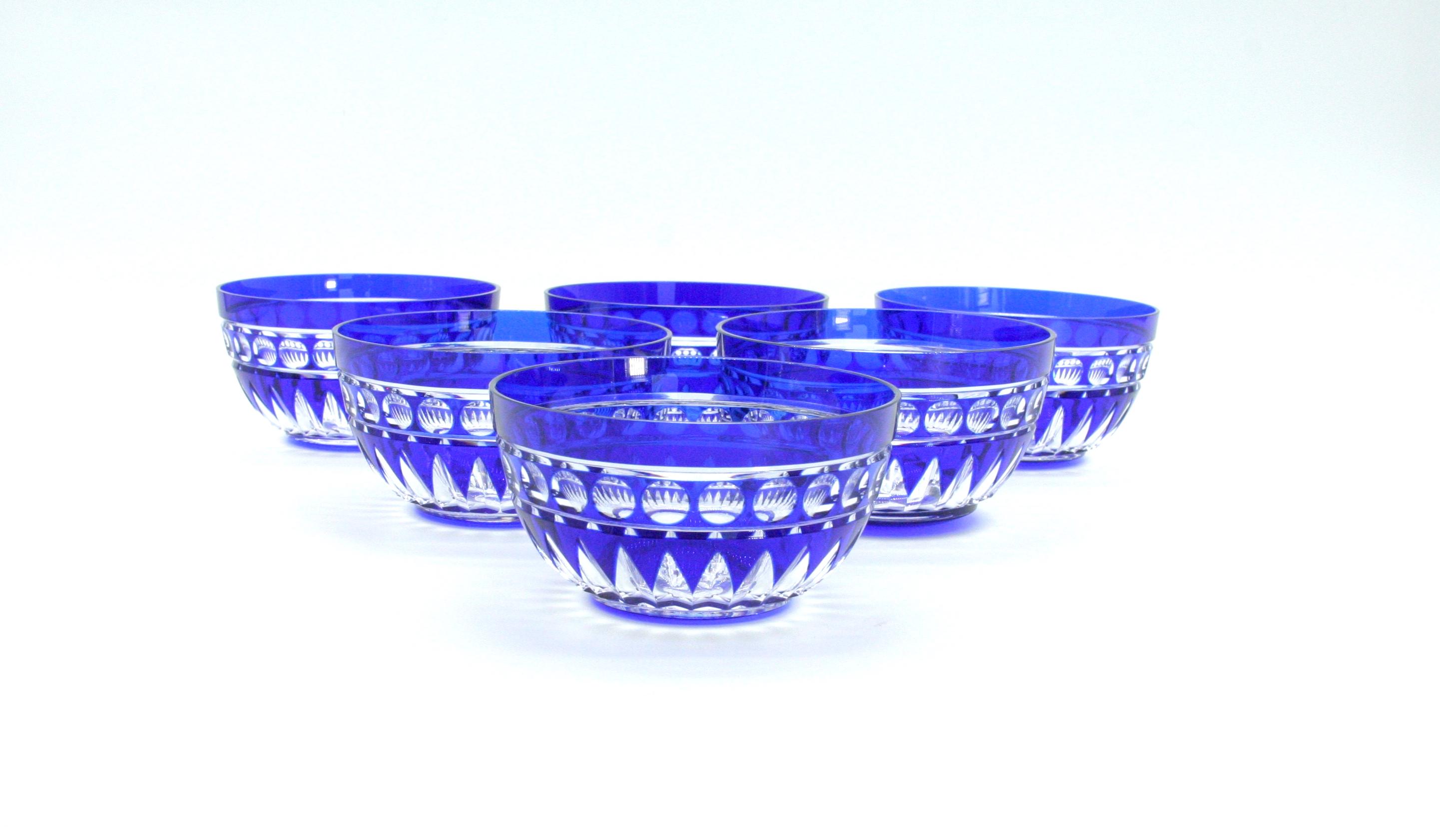 Cut Crystal Tableware Serving Bowl Service / 9 People For Sale 12