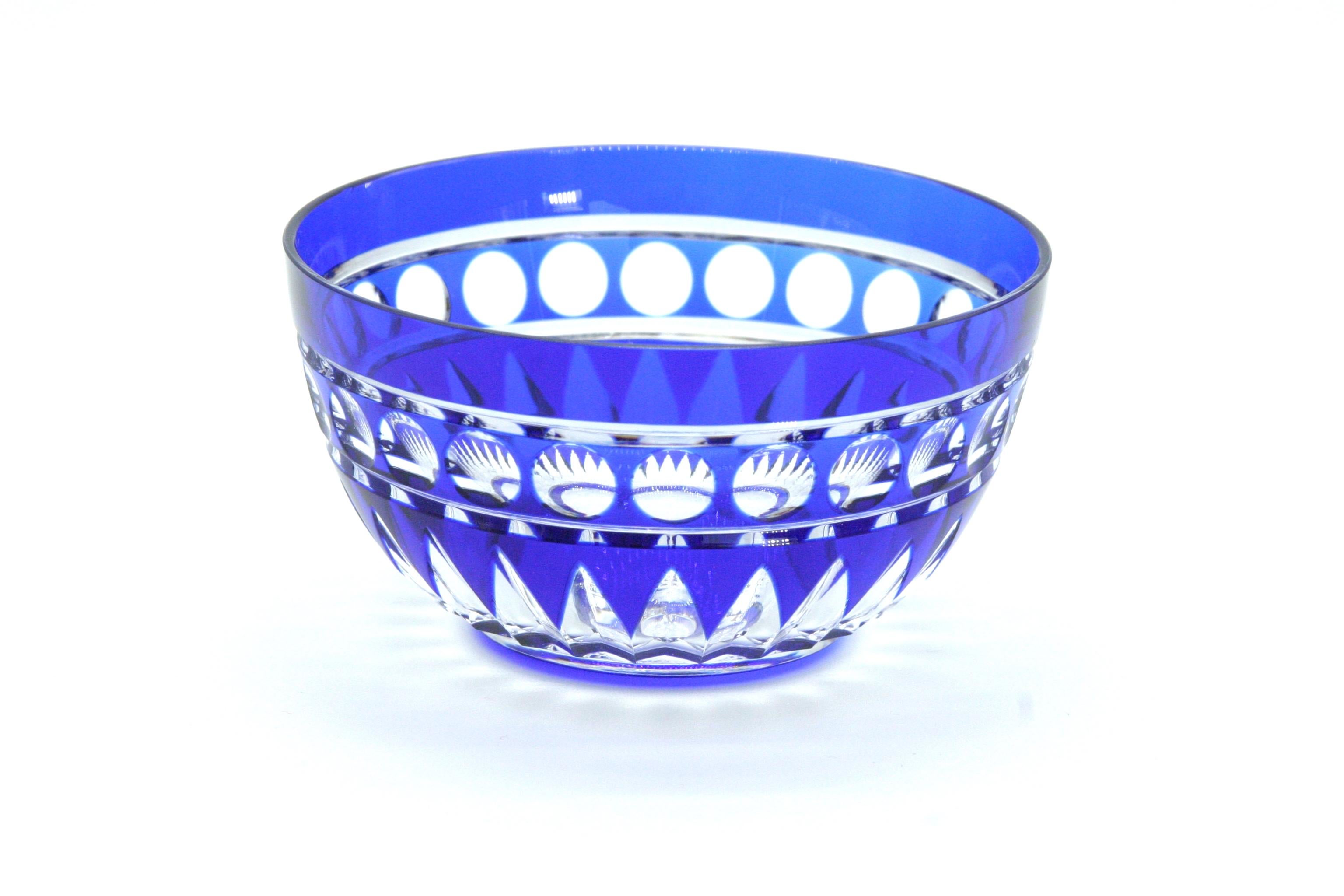 Cut Crystal Tableware Serving Bowl Service / 9 People For Sale 2