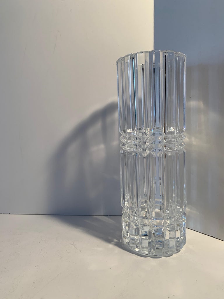 Cut Crystal Vase For Sale at 1stDibs