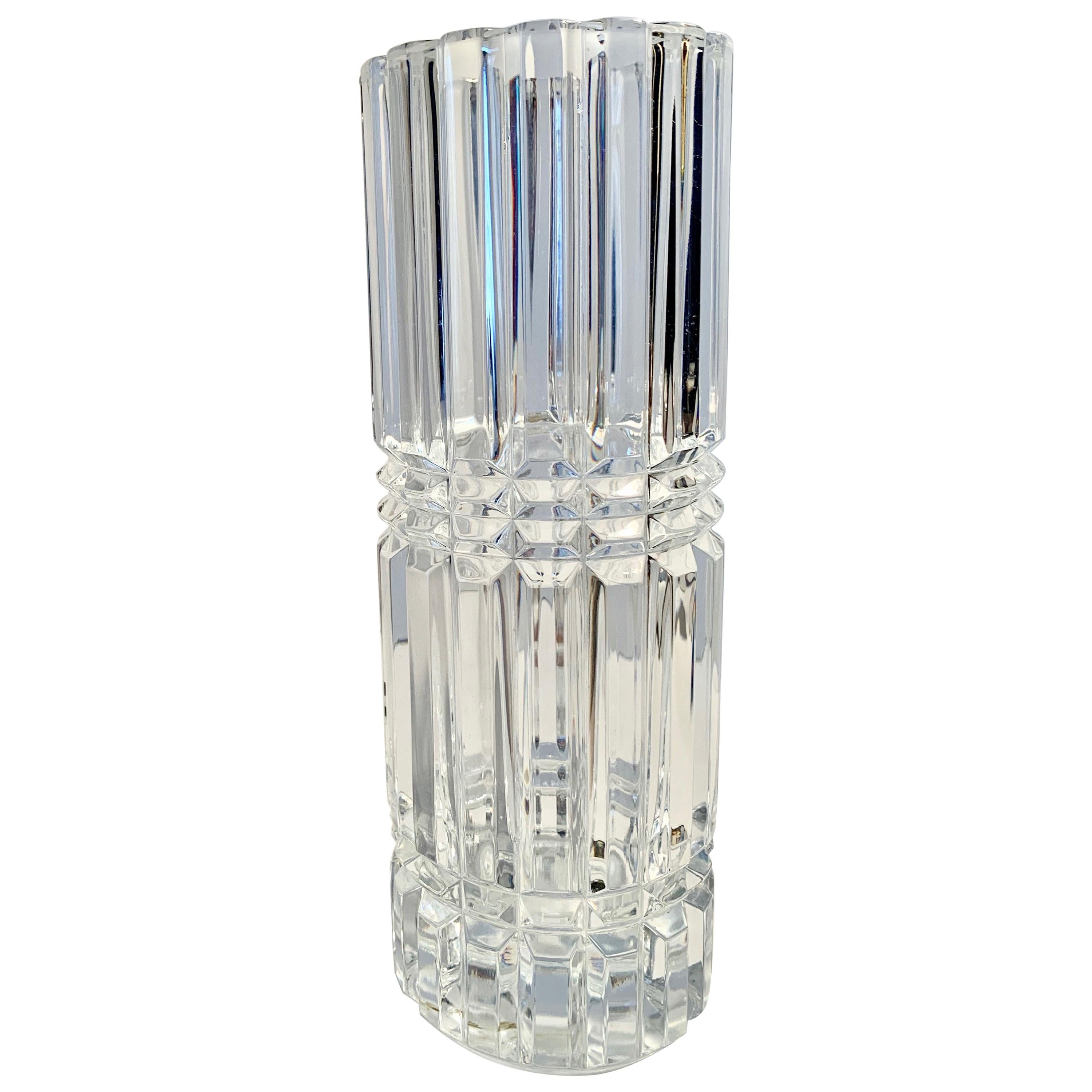 Cut Crystal Vase